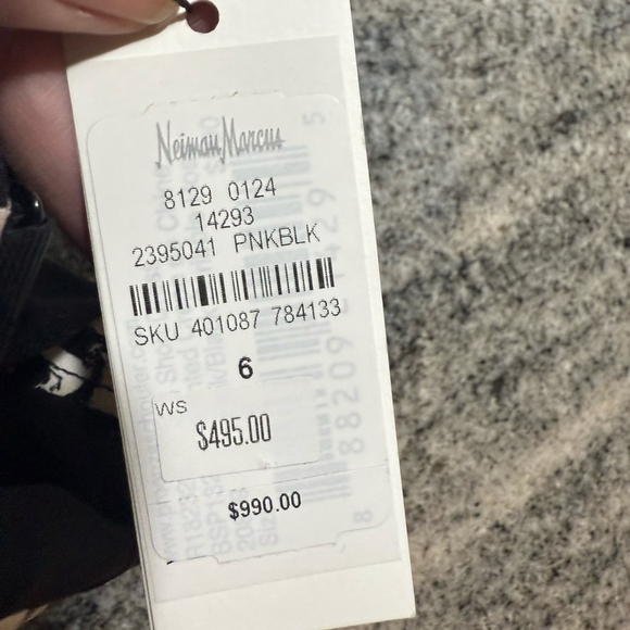 Proenza Schouler Scribble-Rose Crisscross Back Dress - Picture 13 of 15